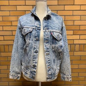 Vintage Levi’s Jean Jacket Acid Wash Size Large